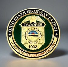 OHIO STATE HIGHWAY PATROL Challenge Coin ·IN STOCK· ·FAST SHIPPING· ·NEW· picture