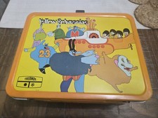 The Beatles Yellow Submarine 1968 Vintage Lunch Box Lunchbox w/ Thermos picture