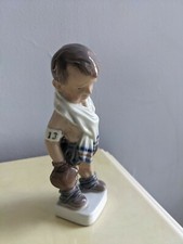 Vintage Royal Copenhagen Dahl Jensen Porcelain figurine Deadly Boxer 1069 6