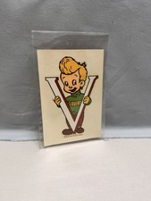 VTG 1942 Little Squirt V For Victory Soda Advertising Window Decal WW2 Era picture