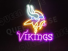 Minnesota Vikings LED Neon Sign With Dimmer USB Powered Adjustable Light picture