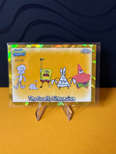 2025 Topps Chrome SpongeBob Sapphire Gold #163 The Doodle Dimension 40/50 picture