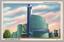 Electrical Products Building New York World's Fair New York Linen c1939 Postcard picture