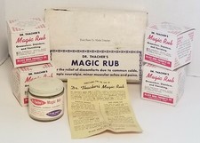 Vintage Dr. Thatcher's Magic Rub Cream Allied Drug Chattanooga, Tennessee NOS picture