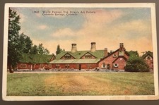Postcard 1930s Van Briggle Art Pottery Colorado Springs Colorado Linen Unused picture