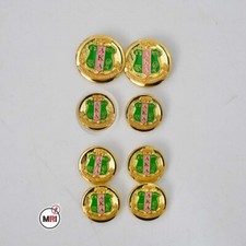 ALPHA KAPPA ALPHA  Custom Buttons for blazers in Gold color 8 Buttons, AKA Butto picture
