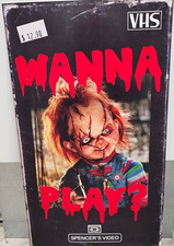 Child's Play poster from Spencer's Halloween window display picture