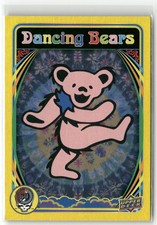 2025 UD Grateful Dead 60 Years So Far #6 Dancing Bear Pink Dancing Yellow picture