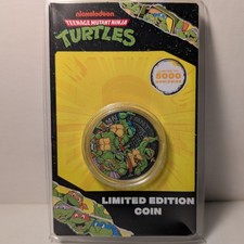 Teenage Mutant Ninja Turtles Collectible Krang Coin Official TMNT Badge Figure picture