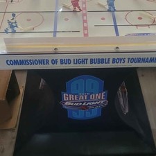 🔥 RARE Wayne Gretzky Bud Light “Bubble Boys” Super Chexx Bubble Hockey Table 🔥 picture