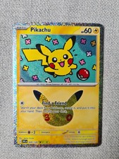 Pokémon TCG 30th Anniversary Collection Pikachu 029/128 Mint Fast P&P picture