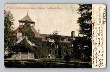 Seabury Hall Seabury Divinity School Faribault Minnesota Postcard 1907 picture