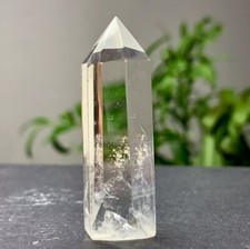 4PCS Clear Quartz Tower Point | White Crystal Obelisk Healing Crystal Home Decor picture