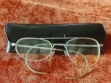 vintage Randolph Engineering USAF Helicopter pilot Aviator Glasses Rare Odd... picture