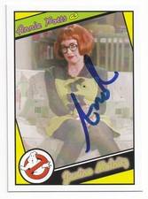 HOLLYWOOD LEGEND & GHOSTBUSTERS STAR ANNIE POTTS SIGNED CUSTOM CARD RARE picture