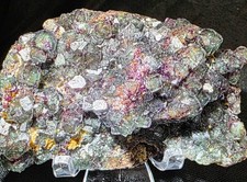 Purple Phantom-Zoned Fluorite with Quartz — Okorusu Mine, Namibia, 179g picture