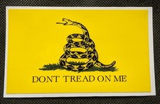 Don't Tread On Me Second Amendment Vinyl Sticker picture