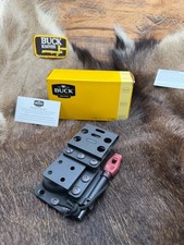 Buck 0836BRS-B Selkirk Knife With Hardwood Handles & Rod In Pouch Mint In Box picture