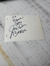 Autograph Joe Don Baker Walking Tall Index Card picture
