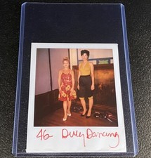2 Pretty Actress 50s Style Polaroid Wardrobe Original Photo Rockabilly Dress picture