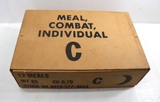 ORG VIETNAM ERA U.S. C-RATIONS PARTIAL CASE 1969 DATED picture
