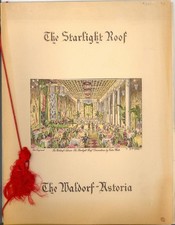 1936 ANTIQUE MENU 