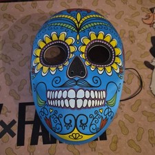 Day of the Dead Plastic Adult Mask Day Of The Dead Full Face Mask Halloween  picture