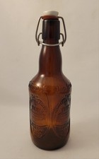 Vintage Das Feine Hofmark Empty Beer Bottle with Porcelain Swing Top Cap picture