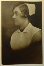 Original 1920's Sepia Portrait Photo ~ Beautiful Young African American Nurse picture