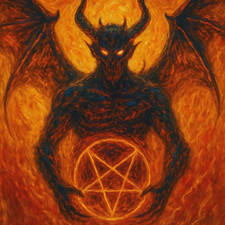Infernal Demon Soul Pact Life Empowerment Black Magick Onyx Gemstone Dark Arts picture