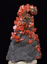 4.9cm VANADINITE CRYSTAL MIBLADEN MOROCCO MINIATURE MINERAL SPECIMEN WB35 picture