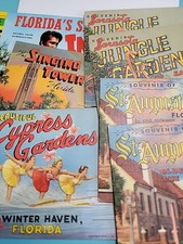 Vintage Florida Post Card Booklet Lot Of 7 Unposted picture