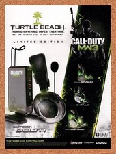 2010 Call Of Duty Modern Warfare 3 Turtle Beach Headset Original Ad v1 picture