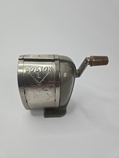 Vintage Boston L Pencil Sharpener Hunt Mfg Desk Mount USA Tested Works picture