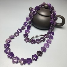 Han Dynasty Old Glass Bead Necklace Antique Chinese Vintage Collectible B551 picture