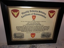 12TH INFANTRY-PHILIPPINE DIVISION / COMMEMORATIVE - CERTIFICATE OF COMMENDATION picture