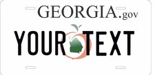 Georgia . Gov License Plate Personalized Custom Car Bike Motorcycle picture