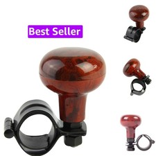 Woodgrain Steering Wheel Spinner Knob | Universal Fit for All Cars, Trucks, S... picture