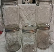 BALL Mason Keepsake Series Limited Edition Sunshine Mason Canning PINT 5 Jars picture