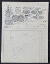 Invoice 1900 LE MANS Distillerie Rhum St-Yves TOUBLANC illustrated header 122 picture