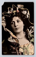 RPPC Broadway Actress Viola Allen Hand Colored ROTOGRAPH Morrison Postcard picture