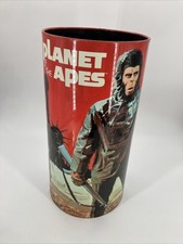 Vintage Cheinco 1967 Planet of the Apes Metal Garbage Trash Can picture