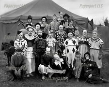 1900's Circus Clowns 8x10 Photo picture