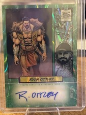 2024 Topps Chrome Marvel Comic Book Artist Ryan Ottley Auto Green 4/99 picture