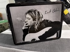 Nirvana KURT COBAIN Metal Lunchbox WITH THERMOS NECA 2001  picture