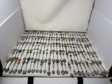 200 Vintage Souvenir Spoons Huge Mixed Lot Travel Cities Countries & More picture