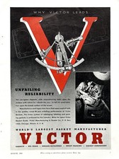 1941 Ad Victor Manufacturing & Gasket Co Chicago Unfailing Reliability picture