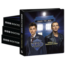 Doctor Who S1-4 Mini-Master in Binder Complete Base Set, 15 Different Chase Sets picture