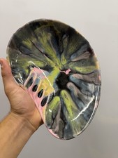 BEAUTIFUL MCM CERAMIC ASHTRAY? 1966 Signed picture