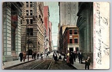 Pittsburg Pennsylvania 4th Avenue Street Scene Postcard picture